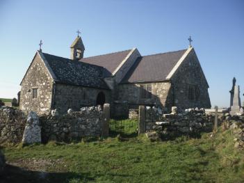 The Church of St Peuno at Llanbeuno - Near Gwalchmai on Anglesey