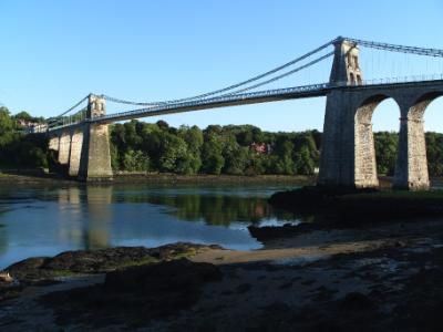 Thomas Telford's Suspension Bridge - Menai Bridge