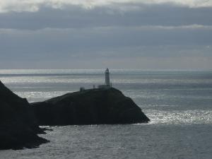 South Stack Lighthouse from North Stack, Holy Island Anglesey