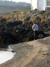 Fishing at Cymyran Beach, Rhosneigr