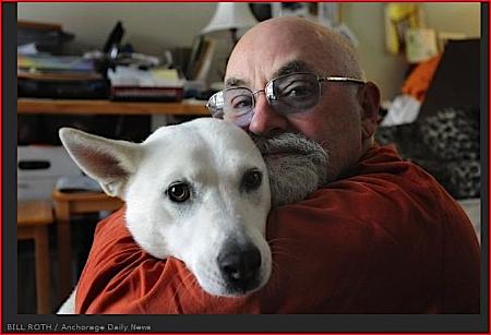 Andrew Weare and Sable (aka 'The Beast')