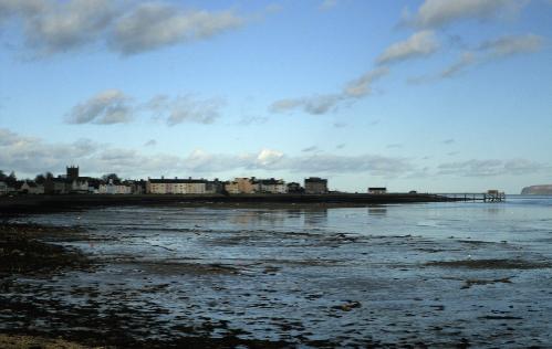 Gallows Point on the Menai Straits at Beaumaris Anglesey