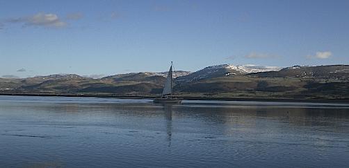 Moody Blues on the Menai Straits at Beaumaris Anglesey