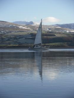 Moody Blues on the Menai Straits at Beaumaris Anglesey