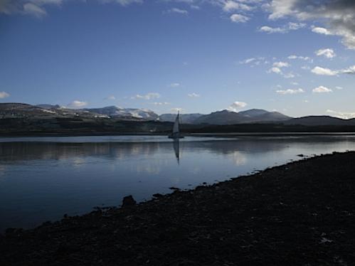 Moody Blues on the Menai Straits at Beaumaris Anglesey