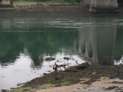 Fishing the Menai Straits at very low water