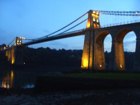 Menia Bridge - Thomas Telford's Suspension Bridge Menia Bridge - Thomas Telford's Suspension Bridge