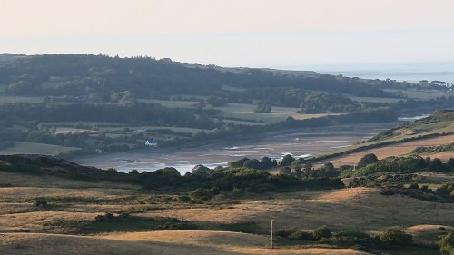 www.anglesey-hidden-gem.com - Dulas Lagoon from Mynydd Bodafon