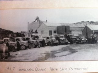 Gwalchmai Quarry, Anglesey, 1947