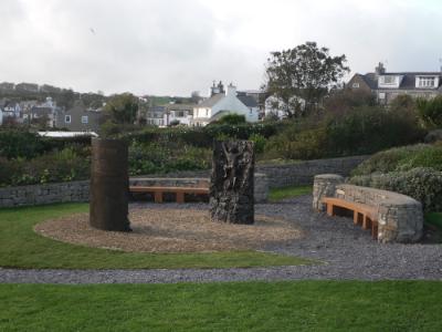 Royal Charter Memorial Sculpture at Moelfre on Anglesey
