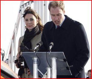 Prince William & Kate Middleton RNLI Trearddur Bay Prince William & Kate Middleton RNLI Trearddur Bay