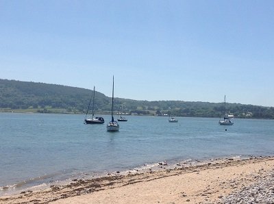 www.anglesey-hidden-gem.com - Red Wharf Bay yachts at rest