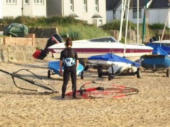 Rhosneigr Surfing Babe