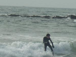 Broad Beach Surfer