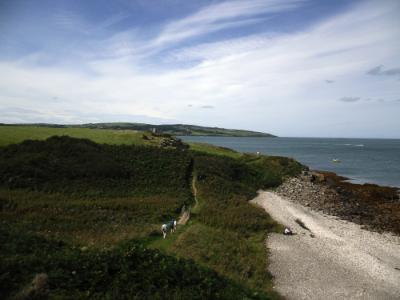 Beach at Moelfre on Anglesey Coastal Path