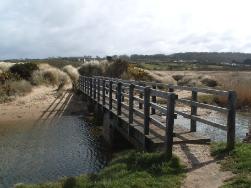 Foot Bridge Lligwy Beach on Anglesey Coastal Path